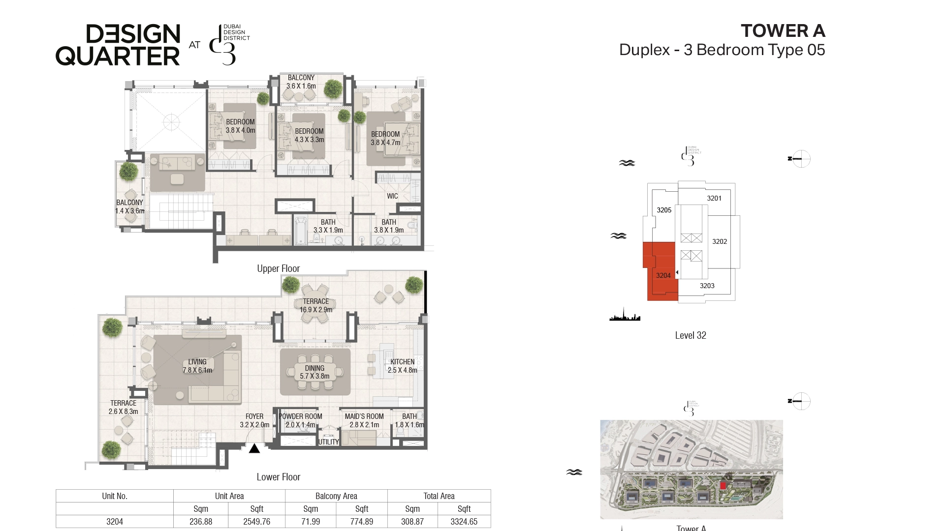 3 BR - Type A
